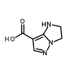 CAS 登录号：126352-85-0， 2,3-二氢-1H-咪唑并[1,2-b]吡唑-7-羧酸