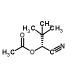 CAS 登录号：126567-38-2， (1R)-1-氰基-2,2-二甲基丙基乙酸酯