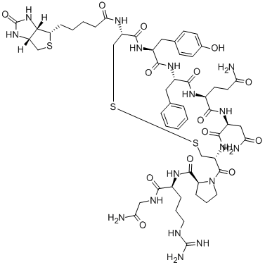 CAS#: 126703-17-1， [3aS-(3aalpha,4beta,6aalpha)]-1-(3-Mercaptopropanoic Acid)-7-[4-[[5-(Hexahydro-2-Oxo-1H-Thieno[3,4-d]Imidazol-4-Yl)-1-Oxopentyl]Amino]-L-Proline]-8-L-Arginine-Vasopressin