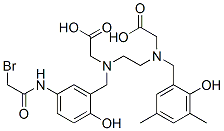 CAS#: 126753-16-0， 2-[2-[[5-[(2-Bromoacetyl)Amino]-2-Hydroxyphenyl]Methyl-(Carboxymethyl)Amino]Ethyl-[(2-Hydroxy-3,5-Dimethylphenyl)Methyl]Amino]Acetic Acid