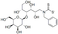 CAS#: 126753-66-0， [Phenylmethyl-[(2S,3R,4R,5R)-2,3,5,6-Tetrahydroxy-4-[(2S,3R,4S,5R,6R)-3,4,5-Trihydroxy-6-(Hydroxymethyl)Oxan-2-Yl]Oxyhexyl]Amino]Methanedithioic Acid