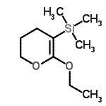 CAS 登录号：126875-56-7， (6-乙氧基-3,4-二氢-2H-吡喃-5-基)(三甲基)硅烷