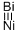 CAS 登录号：12688-64-1， 铋化镍