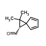 CAS 登录号：126899-49-8， (1R)-2,2-二甲基螺[2.4]庚-4,6-二烯-1-甲醛