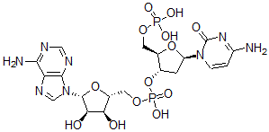 CAS#: 127067-28-1， [(2R,3S,5R)-5-(4-Amino-2-Oxopyrimidin-1-Yl)-2-(Phosphonooxymethyl)Oxolan-3-Yl] [(2R,3S,4R,5R)-5-(6-Aminopurin-9-Yl)-3,4-Dihydroxyoxolan-2-Yl]Methyl Hydrogen Phosphate