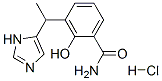 CAS 登录号：127170-75-6， 2-羟基-3-[1-(3H-咪唑-4-基)乙基]苯甲酰胺盐酸盐