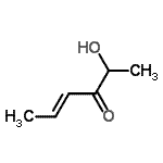 CAS 登录号：127229-40-7， (4E)-2-羟基-4-己烯-3-酮
