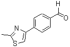 CAS#: 127406-11-5， 4-(2-Methyl-1,3-Thiazol-4-Yl)Benzaldehyde