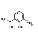 CAS 登录号：127451-01-8， 3-异丙基-2-甲基苯甲腈