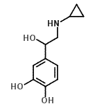 CAS#: 127560-11-6， 4-[2-(Cyclopropylamino)-1-Hydroxyethyl]-1,2-Benzenediol