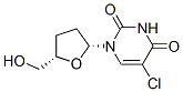 CAS 登录号：127592-40-9， 5-氯-1-[(2R,5S)-5-(羟基甲基)四氢呋喃-2-基]嘧啶-2,4-二酮