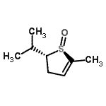 CAS 登录号：127632-18-2， (1R,2R)-2-异丙基-5-甲基-2,3-二氢噻吩1-氧化物