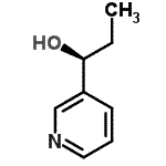 CAS 登录号：127633-95-8， (1S)-1-(3-吡啶基)-1-丙醇