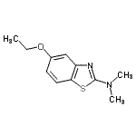 CAS 登录号：127681-79-2， 5-乙氧基-N,N-二甲基-1,3-苯并噻唑-2-胺