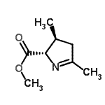 CAS#: 127687-43-8， Methyl (2S,3S)-3,5-Dimethyl-3,4-Dihydro-2H-Pyrrole-2-Carboxylate