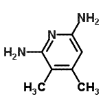 CAS 登录号：127698-66-2， 3,4-二甲基-2,6-吡啶二胺