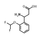 CAS#: 127842-69-7， 3-Amino-3-[2-(Difluoromethoxy)Phenyl]Propanoic Acid