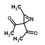 CAS#: 127916-13-6， 1,1'-(3-Methyl-2H-azirene-2,2-diyl)diethanone