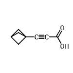 CAS 登录号：128011-03-0， 3-(双环[1.1.1]戊-1-基)-2-丙炔酸
