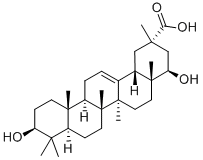 CAS 登录号：128301-32-6， (2R,4R,4aR,6aR,6aS,6bR,10S,12aR,14bR)-4,10-二羟基-2,4a,6a,6b,9,9,12a-七甲基-1,3,4,5,6,6a,7,8,8a,10,11,12,13,14b-十四氢苉-2-羧酸