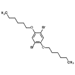 CAS 登录号：128424-36-2， 1,4-二溴-2,5-二(己氧基)苯