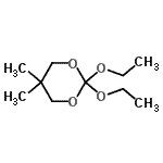 CAS 登录号：128773-25-1， 2,2-二乙氧基-5,5-二甲基-1,3-二恶烷