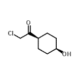 CAS 登录号：128882-60-0， 2-氯-1-(顺式-4-羟基环己基)乙酮