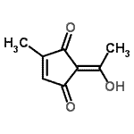 CAS#: 128886-98-6， (2E)-2-(1-Hydroxyethylidene)-4-Methyl-4-Cyclopentene-1,3-Dione