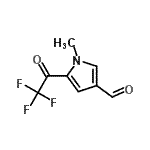 CAS#: 128887-03-6， 1-Methyl-5-(Trifluoroacetyl)-1H-Pyrrole-3-Carbaldehyde