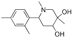 CAS#: 128887-74-1， 6-(2,4-Dimethylphenyl)-1,3-Dimethylpiperidine-3,4-Diol