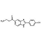 CAS 登录号：129011-98-9， 乙基2-(4-羟基苯基)-1H-苯并咪唑-5-羧酸酯