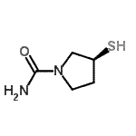 CAS 登录号：129243-48-7， (3S)-3-硫基-1-吡咯烷甲酰胺