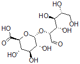 CAS 登录号：129568-53-2， (2S,3S,4S,5R,6S)-3,4,5-三羟基-6-[(2R,3S,4S,5R)-3,4,5,6-四羟基-1-氧代己烷-2-基]氧基四氢吡喃-2-羧酸