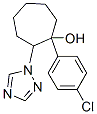 CAS 登录号：129586-32-9， 1-(4-氯苯基)-2-(1,2,4-三唑-1-基)环庚烷-1-醇