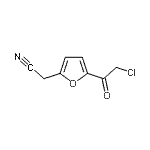 CAS 登录号：129596-27-6， [5-(氯乙酰基)-2-呋喃基]乙腈