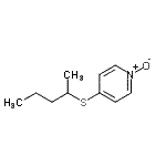 CAS 登录号：129598-83-0， 4-(2-戊烷基硫基)吡啶1-氧化物