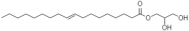 CAS 登录号：129784-87-8， 2,3-二羟基丙基 (9E)-9-十八碳烯酸酯