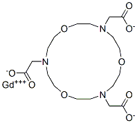 CAS 登录号：129964-84-7， 钆-1,7,13-三氮杂-4,10,16-三氧杂环十八烷-N,N',N''-三乙酸