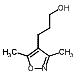CAS 登录号：129975-10-6， 3-(3,5-二甲基-1,2-恶唑-4-基)-1-丙醇