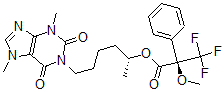 CAS#: 130007-50-0， [(2R)-6-(3,7-Dimethyl-2,6-Dioxopurin-1-Yl)Hexan-2-Yl] (2S)-3,3,3-Trifluoro-2-Methoxy-2-Phenylpropanoate