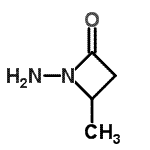 CAS 登录号：130065-26-8， 1-氨基-4-甲基-2-氮杂环丁酮