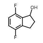 CAS 登录号：130408-17-2， 4,7-二氟-1-茚满醇