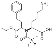 CAS#: 130414-30-1， (S)-(-)-1-[N-(1-Ethoxycarbonyl-3-Phenylpropyl)-N-Trifluoroacetyl]-L-Lysine
