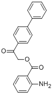 CAS#: 130627-14-4， [2-Oxo-2-(4-Phenylphenyl)Ethyl] 2-Aminobenzoate