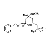 CAS 登录号：130675-14-8， (2R,4R)-1-(苄氧基)-4,8-二甲基-4-乙烯基-2,8-壬烷二醇