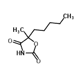 CAS#: 130689-74-6， 5-Methyl-5-Pentyl-1,3-Oxazolidine-2,4-Dione