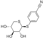CAS 登录号：130782-54-6， 4-[(2S,3R,4S,5S)-3,4,5-三羟基噻喃-2-基]硫基苯甲腈