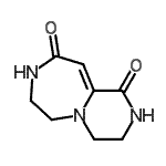 CAS 登录号：130947-34-1， 3,4,7,8-四氢吡嗪并[1,2-d][1,4]二氮杂卓-1,9(2H,6H)-二酮