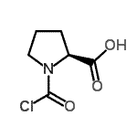 CAS 登录号：131180-40-0， 1-(氯甲酰基)-L-脯氨酸