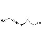 CAS 登录号：131321-18-1， [(2R,3R)-3-(2-戊炔-1-基)-2-环氧乙烷基]甲醇